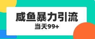 咸鱼暴力引流兼职粉羊毛粉 - 项目资源网