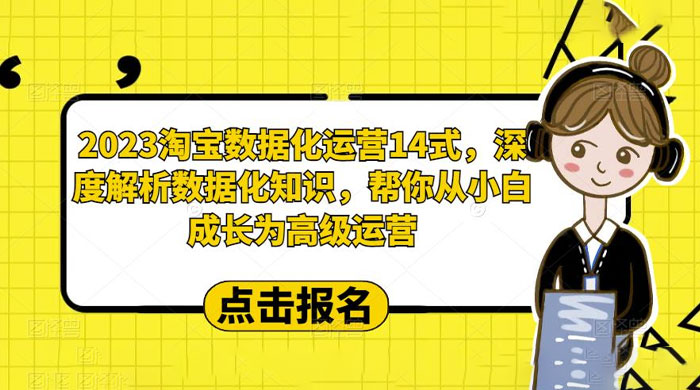2023 淘宝数据化运营 14 式:深度解析数据化知识,帮你从小白成长为高级运营 2023 淘宝数据化运营 14 式:深度解析数据化知识,帮你从小白成长为高级运营